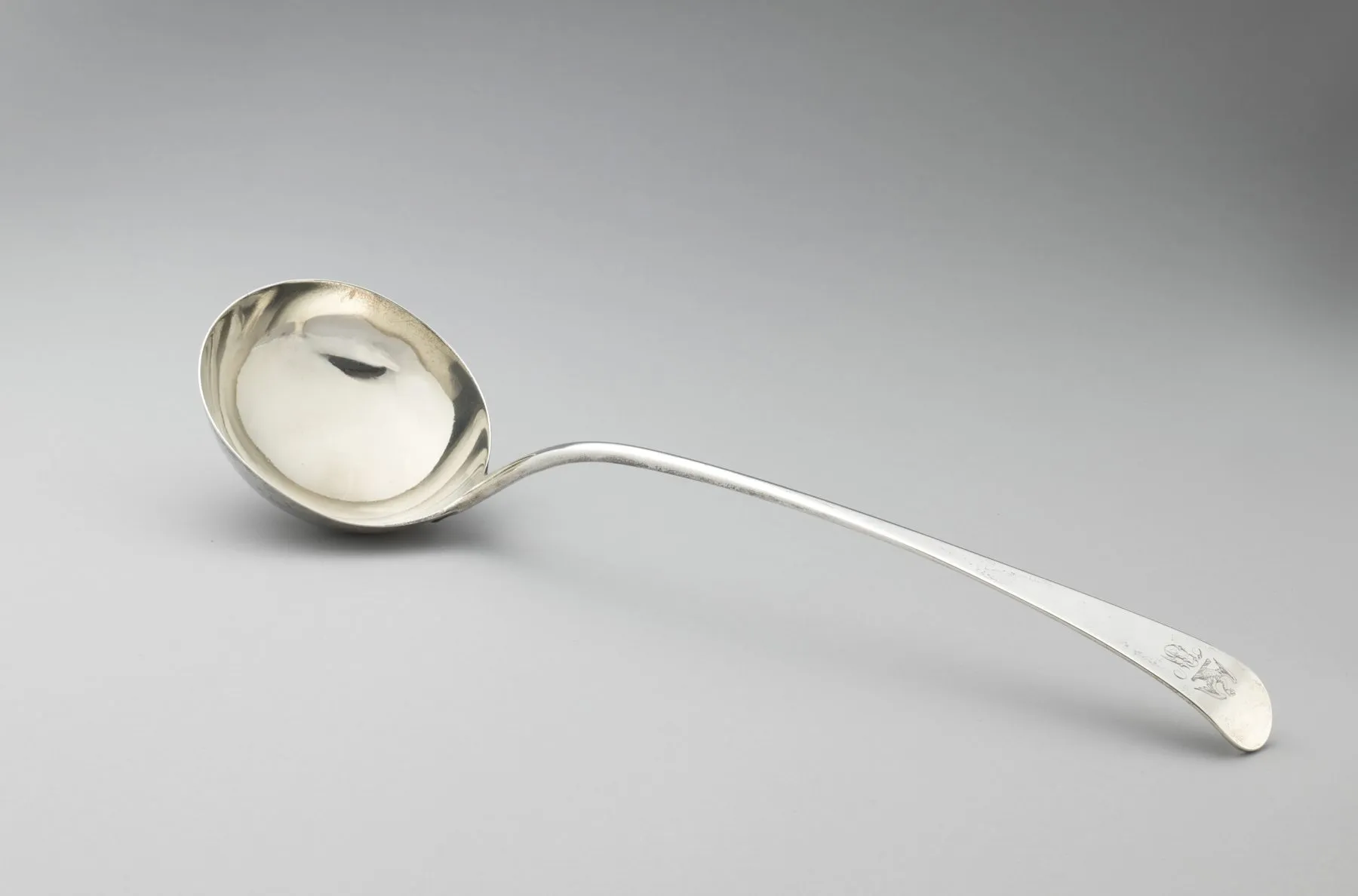 Silver ladle by Hester Bateman, London 1780