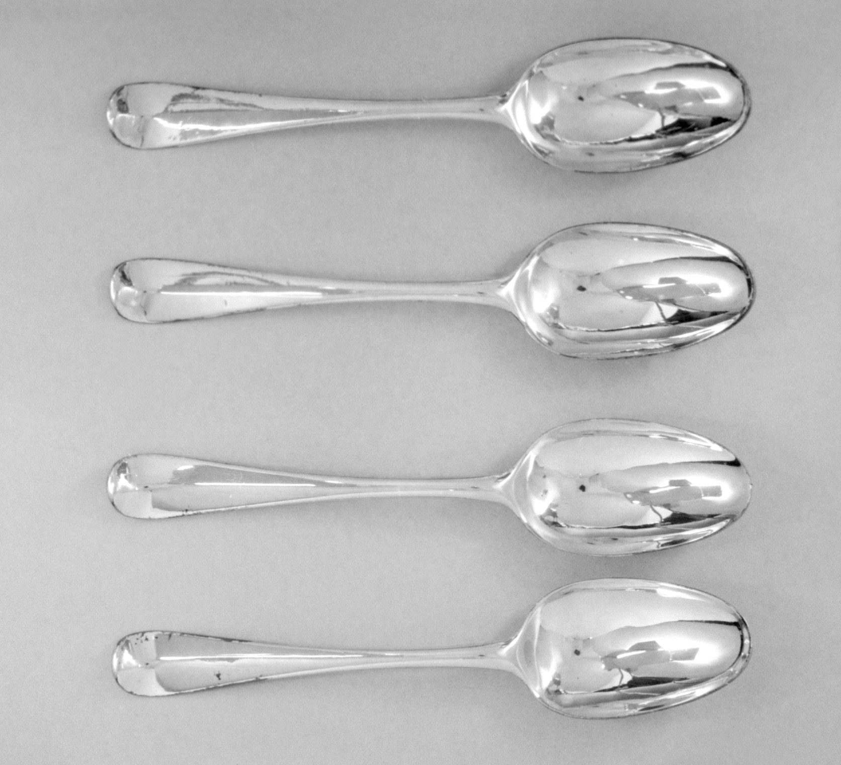 Silver spoon by Paul Hanet, London 1727